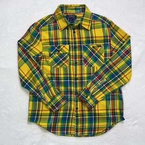 ⚡️Boys Plaid Polo By Ralph Lauren Shirt⚡️